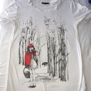 Truly Madly Deeply: little red riding hood t-shirt